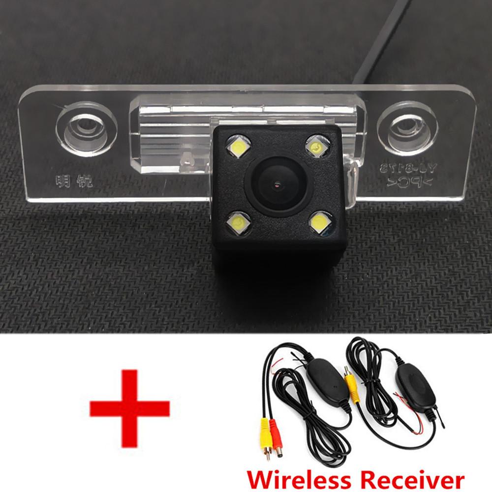 AHD Fisheye 12LED Dynamic Trajectory Car Rear View Camera For Skoda Octavia 5 A5 2008 2009 2010 2011 2012 2013 2014 2015