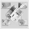 Flip Latch Gate Latches Slide Bolt Latch Safety Door Lock Catch For Barn Cabinet Pet Cage Garden Bathroom Garage Window Slid