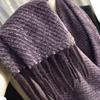 New Gradual Change Color Scarf Women's Autumn and Winter Imitation Cashmere Japanese and Korean Sweet Scarf Warm Medium and Long Shawl