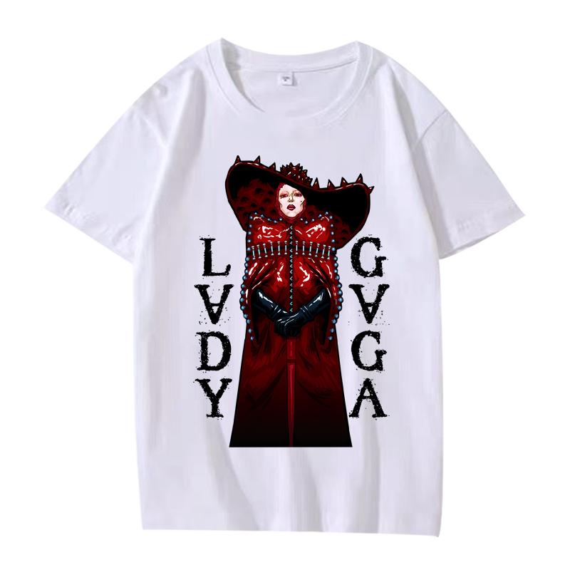 Abracadabra Lady Gaga Classic T Shirt men women Oversized 100% Cotton Hot sale short sleeve Summer print Unisex plus size tops