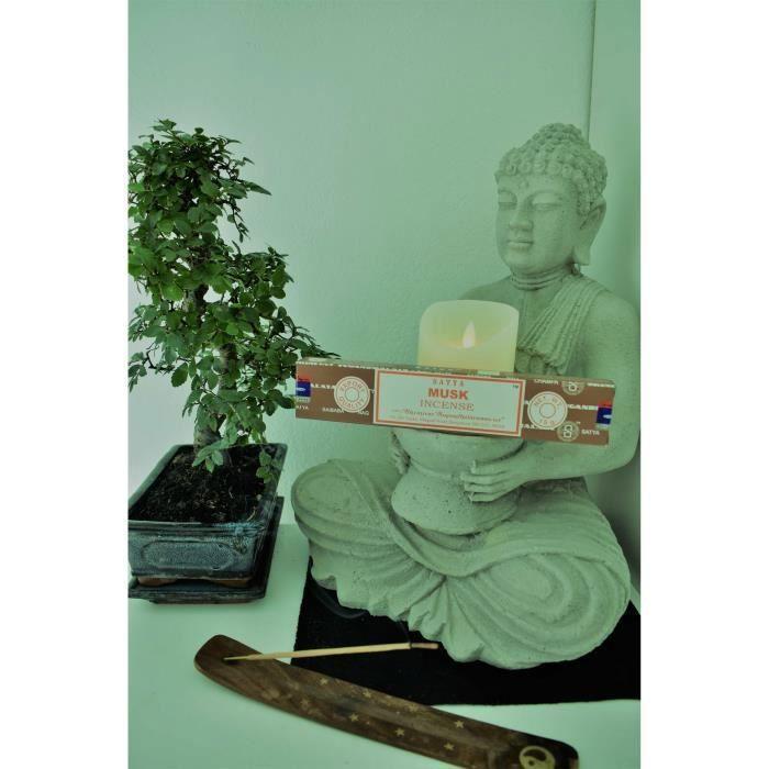 Encens - Satya - Musk - 15 G - Mélange D'épices - Naturel Avec Miel d'Himalaya