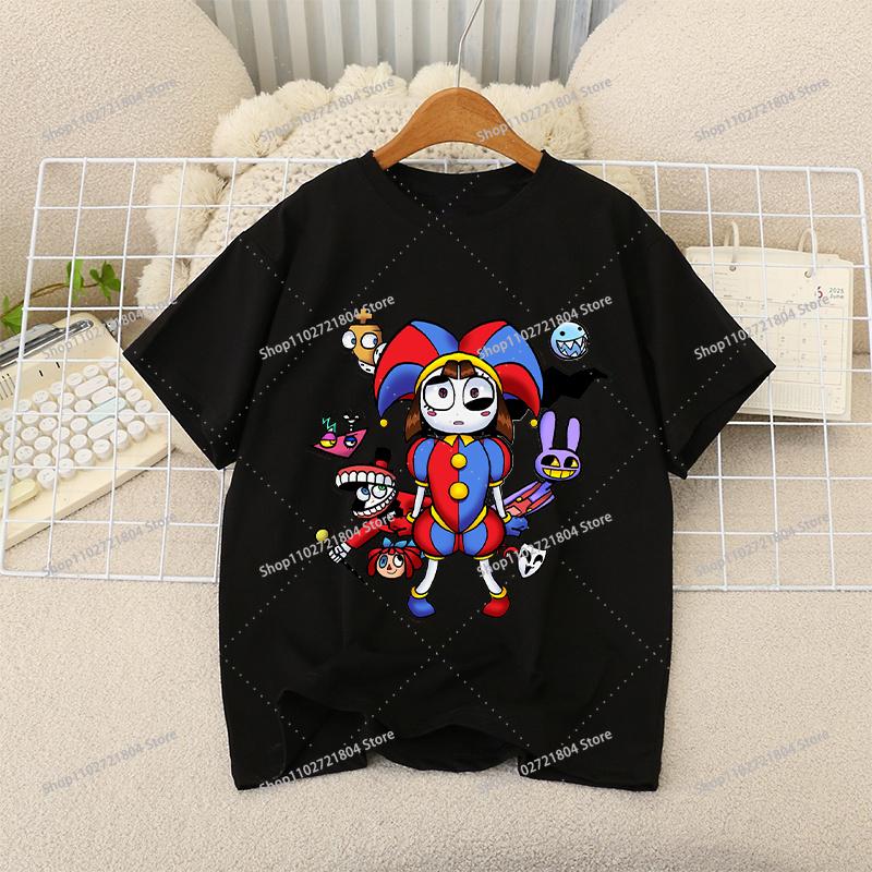 Cute Amazing Digital Circused Tshirt Boys Girls Birthday Tees GiftShort Sleeve Summer Clothing Fashion Comfortable Casual Tops