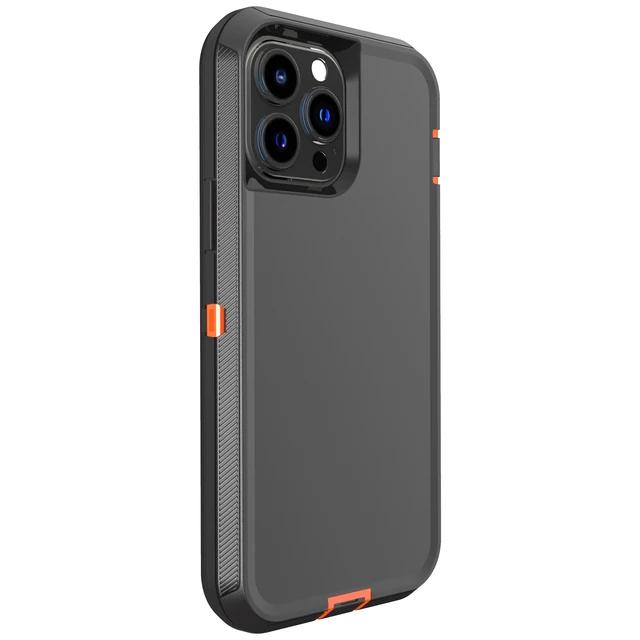 Гибридный сверхпрочный защитный чехол для iPhone 16 Pro Max 15 14 13 12 11 XR XS 7 8 Plus 3IN1 Otter Case Box Жесткий военный противоударный чехол с полной защитой