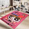 1pc GIRLS POWERPUFF Carpet Anti Slip Polyester Floor Mat for office.Bedroom