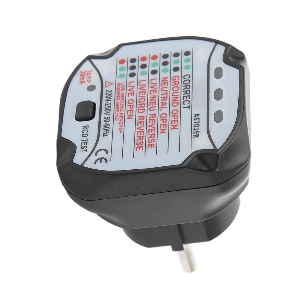 Plug Socket Tester Accurate Detection Quick Response Socket Detector  ‑