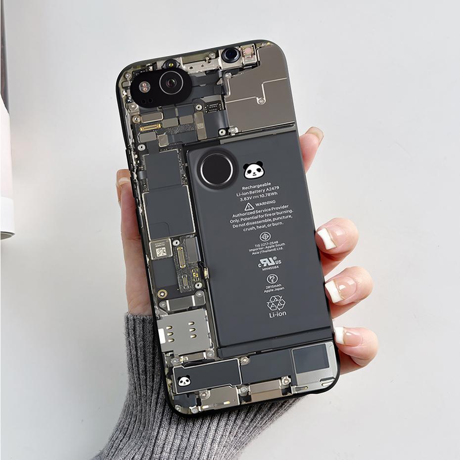Matte Case For Google Pixel2 Pixel 2 XL Shockproof Cartoon Phone Cover for Google Pixel 2 XL 2XL Soft Silicone TPU Cases Bumper