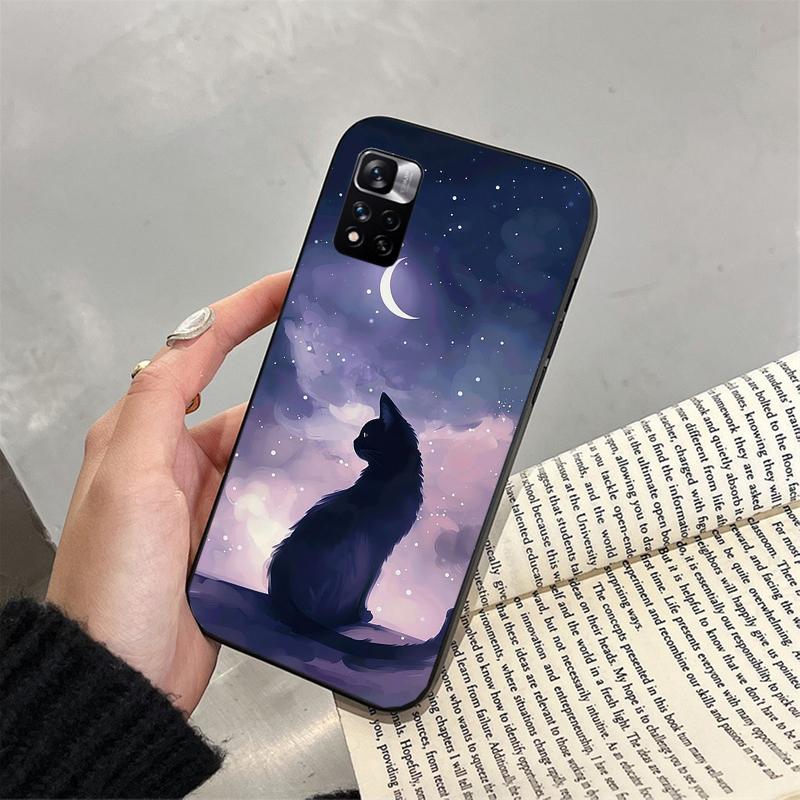 Lovely Cat Funda Phone Case For Xiaomi Redmi note 14 Pro 14 13 12 11 10 Pro 14S 12S 11S Redmi 14C 13C 10
