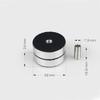 Pailvens Speaker Insulators Speaker Stands with Steel Metal Spike Audio Sound Quality Vibration Silver (4 pieces), Balls, Stands, Improvement,