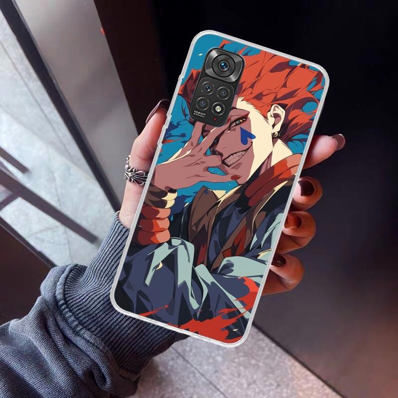 Huner X-Hunters Hisoka Phone Case For Xiaomi Redmi Note 10 11 12 13 14 15 Pro Plus 11S 12S 14S 11T 11E 10S Soft TPU Back Cover R