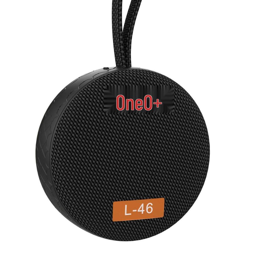 L-46 Portable Waterproof Bluetooth Speaker with Fabric Design, Mini Size, HIFI Sound, Sports-Ready, and Atmosphere Light