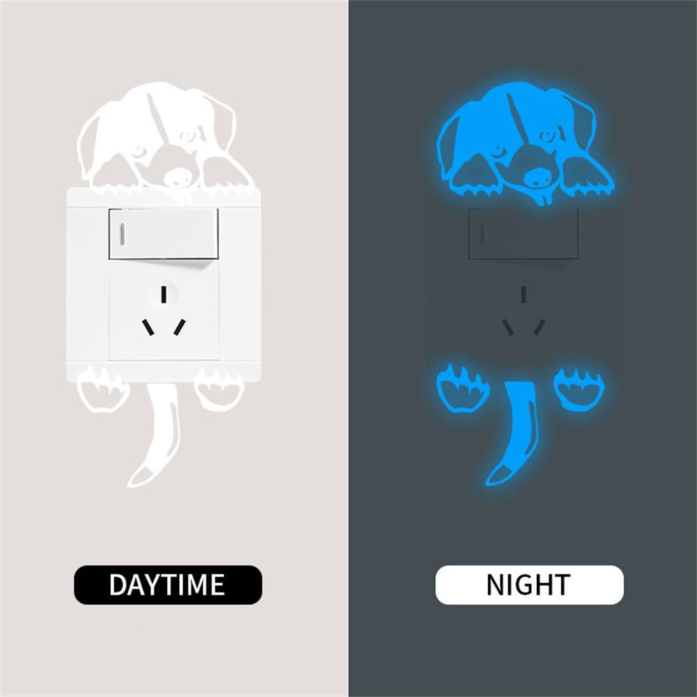 Luminous Switch Stickers Removable Decorative Decals For Children Room Living Room Bedroom Decoration