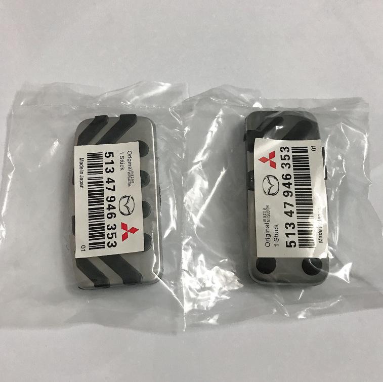 Compatible Throttle & Brake Pedal Cover for Mitsubishi Pajero V73, Outlander V93, Lancer EX, Lancer Sport, Eclipse Cross.