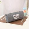 New Retro Corduroy Solid Color Pencil Case Artistic Minimalist Stationery Bag High School Student Storage Bag Birthday Gift bag
