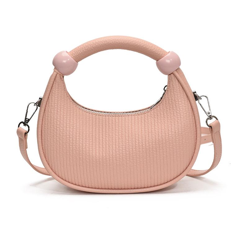 Sac à main plissé en forme de croissant pour femme Automne 2025: Sac à Bandoulière Unique et Sac Bandoulière à la Mode