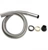 Bathroom 120/150cm Stainless Steel Sink Siphon Waste Drain Flexible Pipe Hose