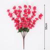 Floral Arrangement Lifelike Peach Blossom 7 Branches Home Decorations  Party Decor Supplies