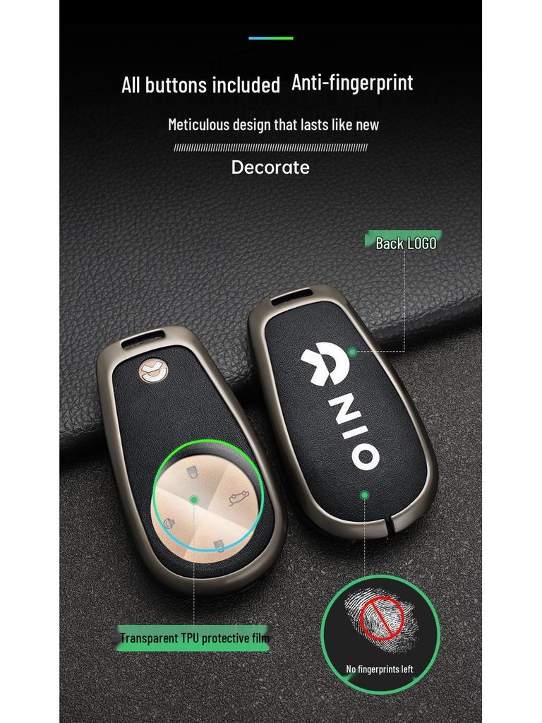 NIO ES6/EC6/ES8 Premium Autoschlüssel Schutzhülle (Modell 2020)