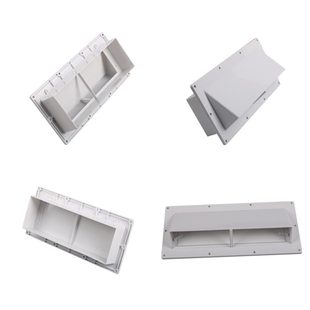 1Pc Range Hood Vent Cover Sidewall Vent With 10pcs Screws For RV Trailer Camper