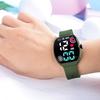 Yousheng Electronic Watch Waterproof Power-saving LED Display Multifunctional Low Consumption Precise Time Lightweight Square Dial Sports Watch for