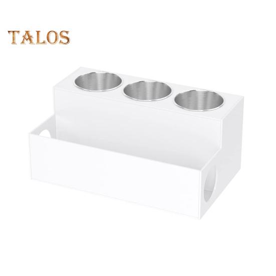 

Органайзер для хранения инструментов для волос, вместительная, экономящая место многофункциональная стойка для хранения фена для волос белый