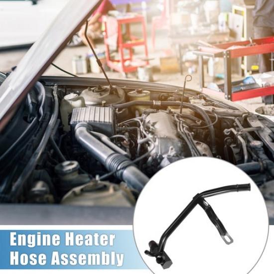 Engine Heater Hose Assembly No.E8TZ18B402C for Ford Bronco 1985-1994 Metal Black