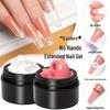 New 5-in-1 Non-Sticky Nail Gel for Quick, Painless Extensions - No Paper Support Needed, Perfect for Salon Use