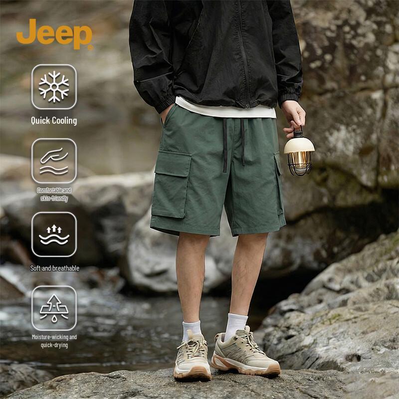 JEEP Men s Lightweight Breathable Summer Shorts 4XL