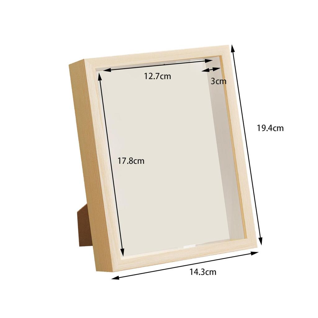 Dried Flower Display Frame Collection 3cm Inside Depth Table Wall Decor Pictures DIY Shadow Box Frame Display Case Photo Frame
