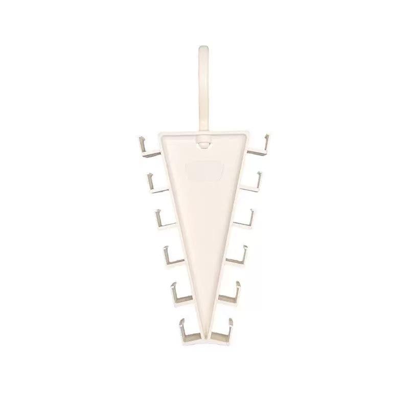 V-Shaped Double-Sided Multi-Hook Hanger: Space-Saving, Stackable Clothes and Hat Storage Rack
