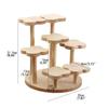 Multi Tier Desktop Display Stand Decorative Storage Rack Portable Wooden Storage Shelf  Table