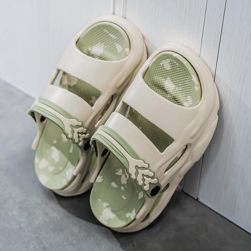 Fashion Summer New Men's and Women's Outdoor Slippers for Driving and Outdoor Wear, Dual-purpose Thick Soled Non Slip Women's Sandals