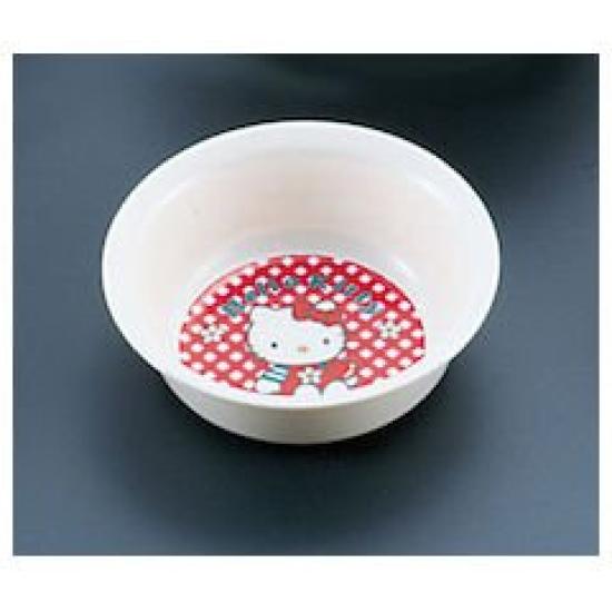

Daiwa Small Bowl Melamine RKBK5 New Kitty Children s (Gingham), Resin, Japan,