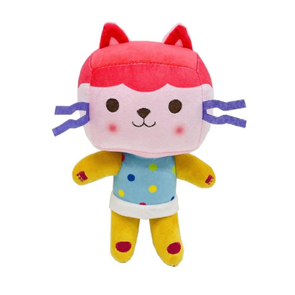 Girl Doll Kid Birthday Sticker Durable Gift Lovely Gabby Dollhouse Plush Toy Mercat Cartoon Stuffed Animals Smiling Cat Car Cat Hug Gaby