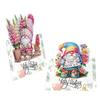 5D Gem Art Girl Ornament Greeting Card - Diamond Painting Decoration for Home or Office