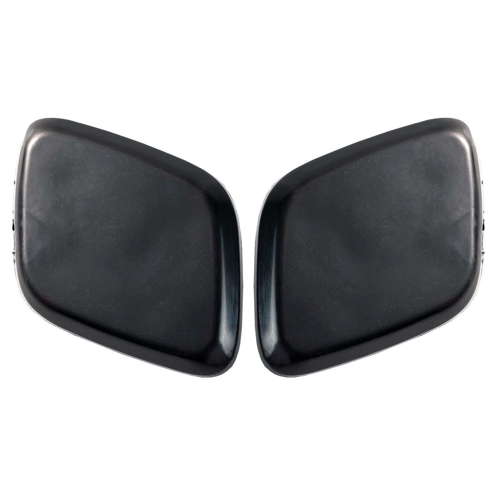 

2 шт., насадка для омывателя фар, форсунка, крышки, передний бампер для VW GOLF Mk4 1997-2006 1J0955110A, Стайлинг автомобиля чёрный