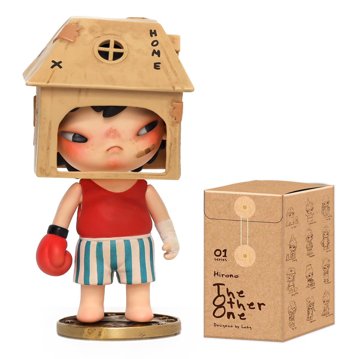 

POP MART HIRONO Серия The Other One Коробка Pop Mart Gachapon Blind Box Пластик Премиум ПВХ Мягкий Оригинальные Подарки на День Рождения [Ассорти 12] Фигурки,