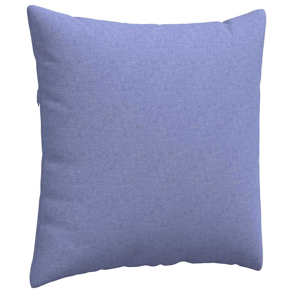 Sofa Cushions 2 Pcs Denim Blue 60 X 60 Cm Fabric