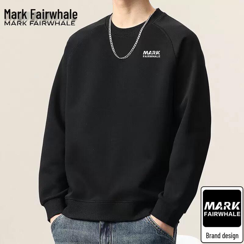 MARK FAIRWHALE Casual Crewneck Pullover Sweatshirt