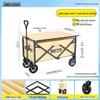 Portable Foldable Camper Van Cart: Hand-Pulled Travel Trailer for Kids, Outdoor Use.