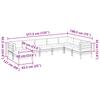 8 piece Garden Sofa Set with Cushions Solid Douglas Fir Wood