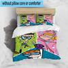 3PCS Fairly Parents 3pcs Bedding,Including 3PCS Duvet Cover And 2pcs Pillowcases Perfect for Christmas,Ideal for Bedroom, Dormitory