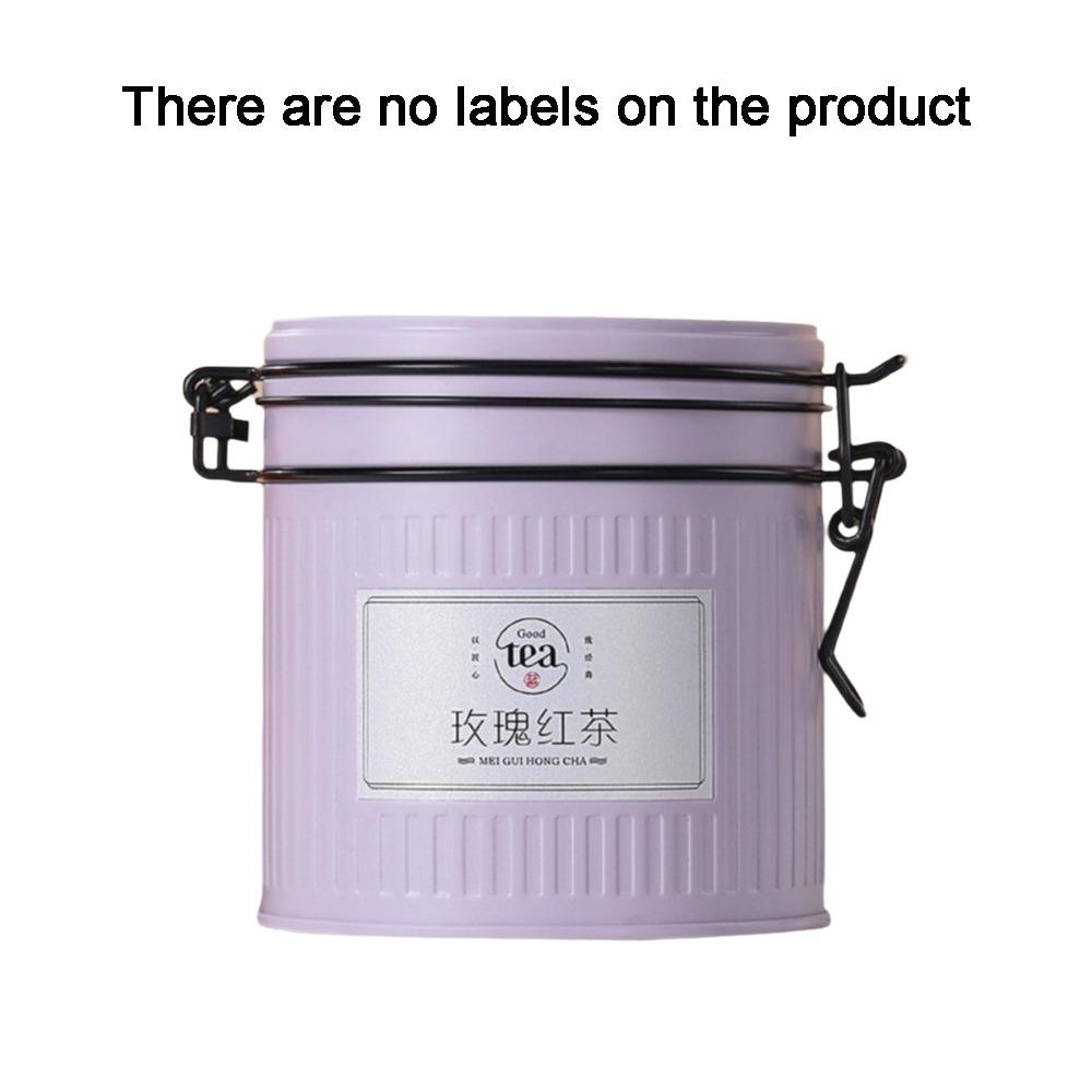 Tinplate Tea Tin Can Round Candy Jar Multi-functional Tea Packaging Box  Coffee