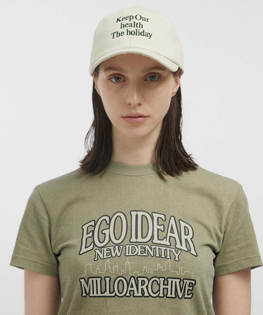 MILLO ARCHIVE Holiday Signature Ball Cap [Cream Green]