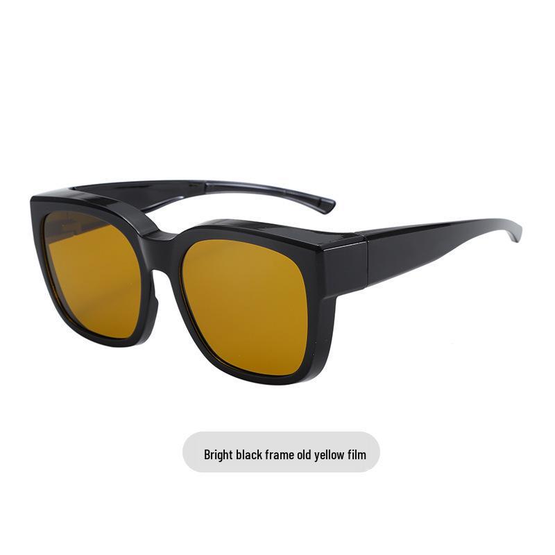 TR Polarized Cycling Glasses: Dual-use Myopia Clip-on, Fashionable Photochromic Sunglasses