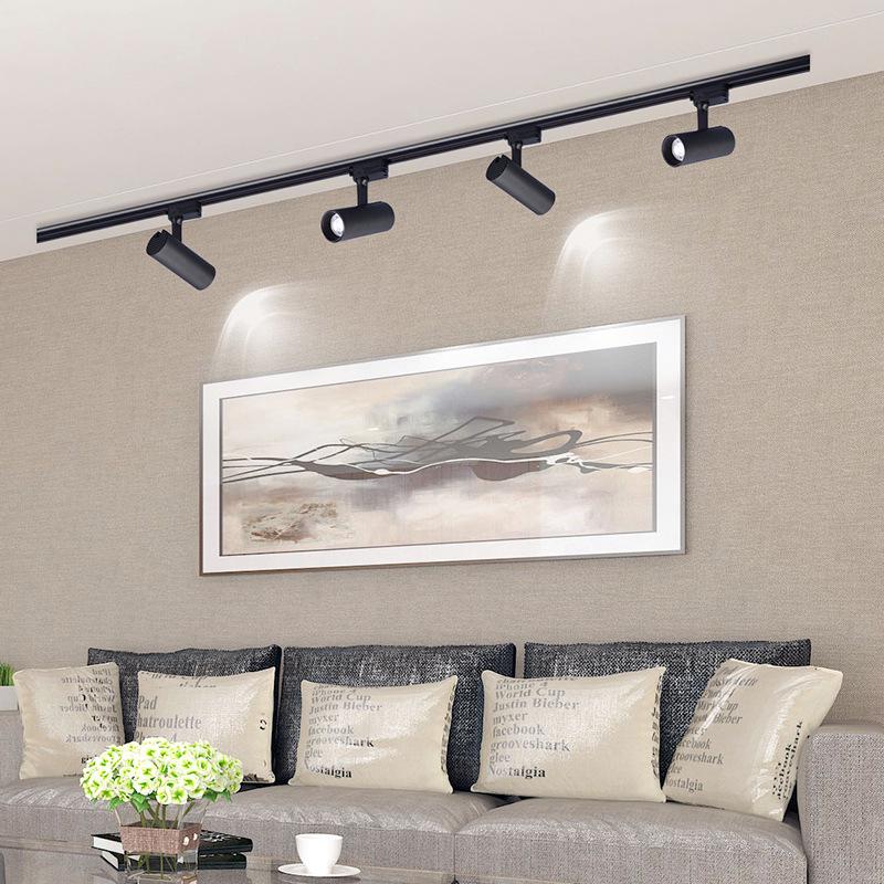 Adjustable COB Track Light: High Brightness 20W/30W LED for Retail and Display Shelves