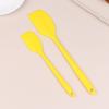 2Pcs Silicone Spatula Set Cake Butter Cream Spatula Kitchen Baking Mixing Tool Non Stick Scraper Chocolate Spreader Smoother