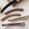 Matte Finish Banana Hair Clip for Women and Girls Strong Hold Ponytail Bun Clamps Portable Hair Styling Accessories