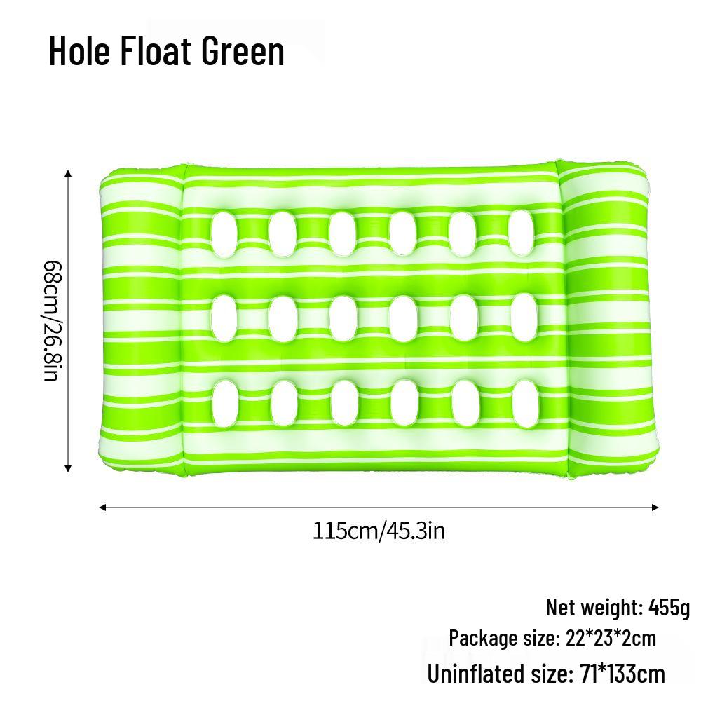 Inflatable Water Float Recliner: Thickened Pool Mattress & Toys