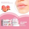 30g Peach Lip Scrub, Lightening Lip Lines, Hydrating, Exfoliating, Moisturizing Lip Scrub