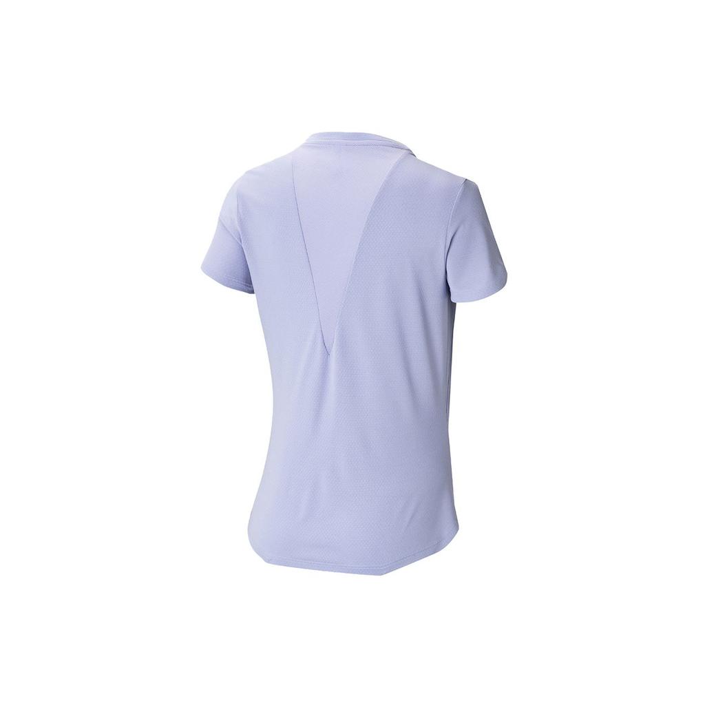 Adidas Heatrdy Focus T Casual Training Breathable Short Sleeve Tee Women Tops Lavender-Light-Purple HE7577